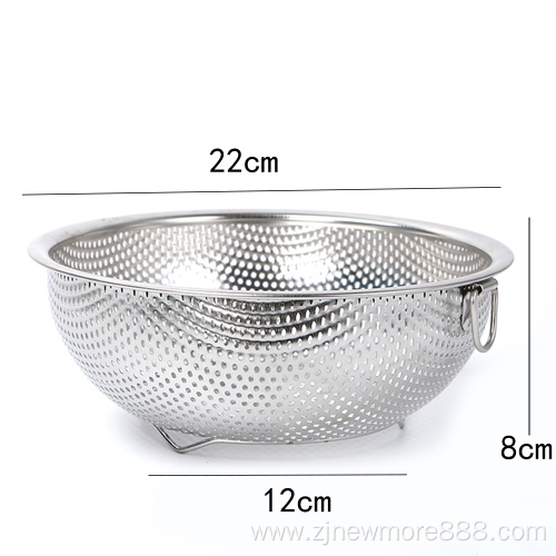 Kitchen Colander Bowl Stainless Steel Strainers